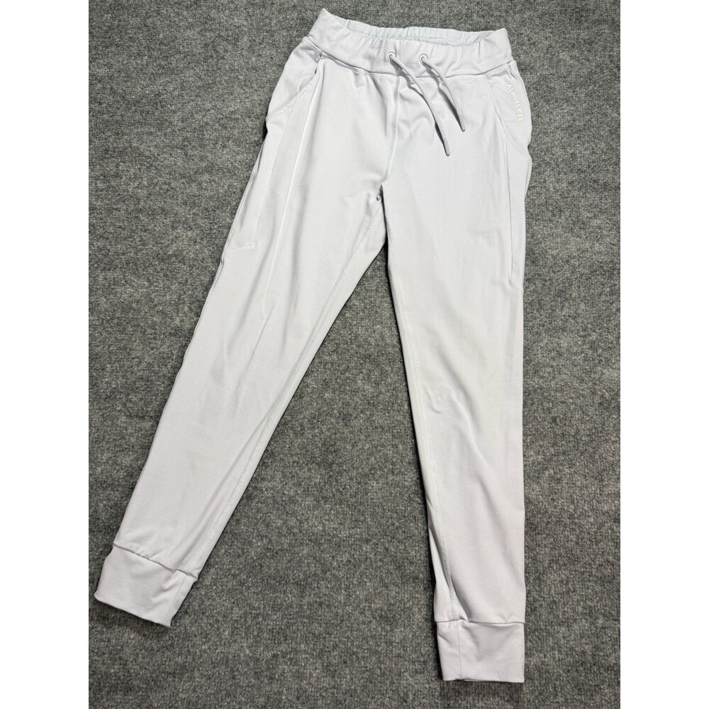 Alphalete Womens Lilac Jogger Pants Drawstring Athletic Activewear Small/Med